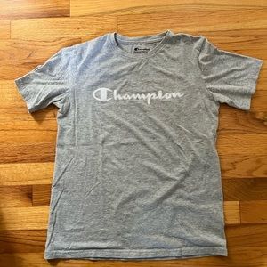 grey champion tee shirt